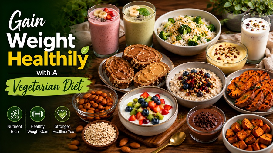 Gain Weight Healthily with A Vegetarian Diet
